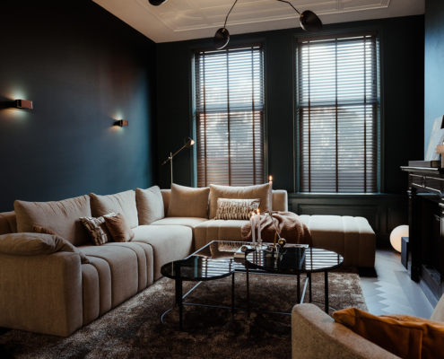 Residentieel project Den Haag Woonkamer Hotel Chique stijl
